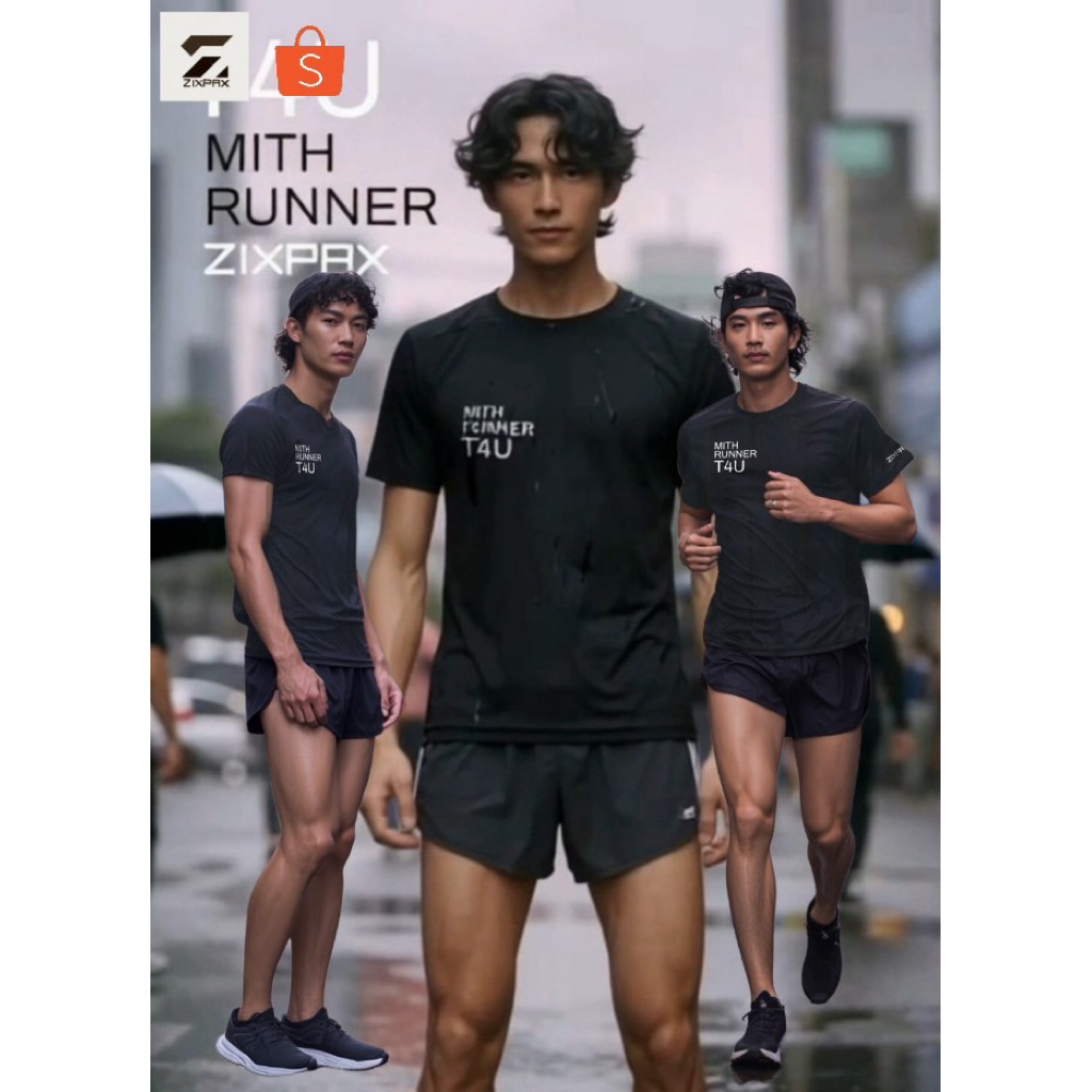T4U RUNNING T-SHIRTS : ZIXPAX