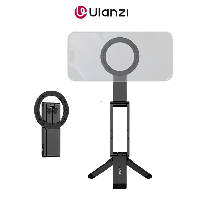 Ulanzi MA60 Magnetic Phone Tripod ขาตั้งมือถือ ขาตั้งโทรศัพท์พกพา พับได้ ไม้เซลฟี่ แบบแม่เหล็ก Vlog