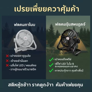 Summer Hot พัดลมโซล่าเซลล์ รุ่น X41 กันน้ำ ลมแรงทนทาน 30000mAh ชาร์จไฟบ้าน กลางแจ้งตกปลา USB TypeC Output