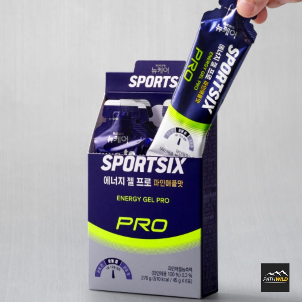 Sportsix Energy Pro gel (Box) เจลให้พลังงานพกพาง่าย รสชาติดี ไม่หนืด ดูดซึมง่ายให้พลังงาน 90 kcal แบ