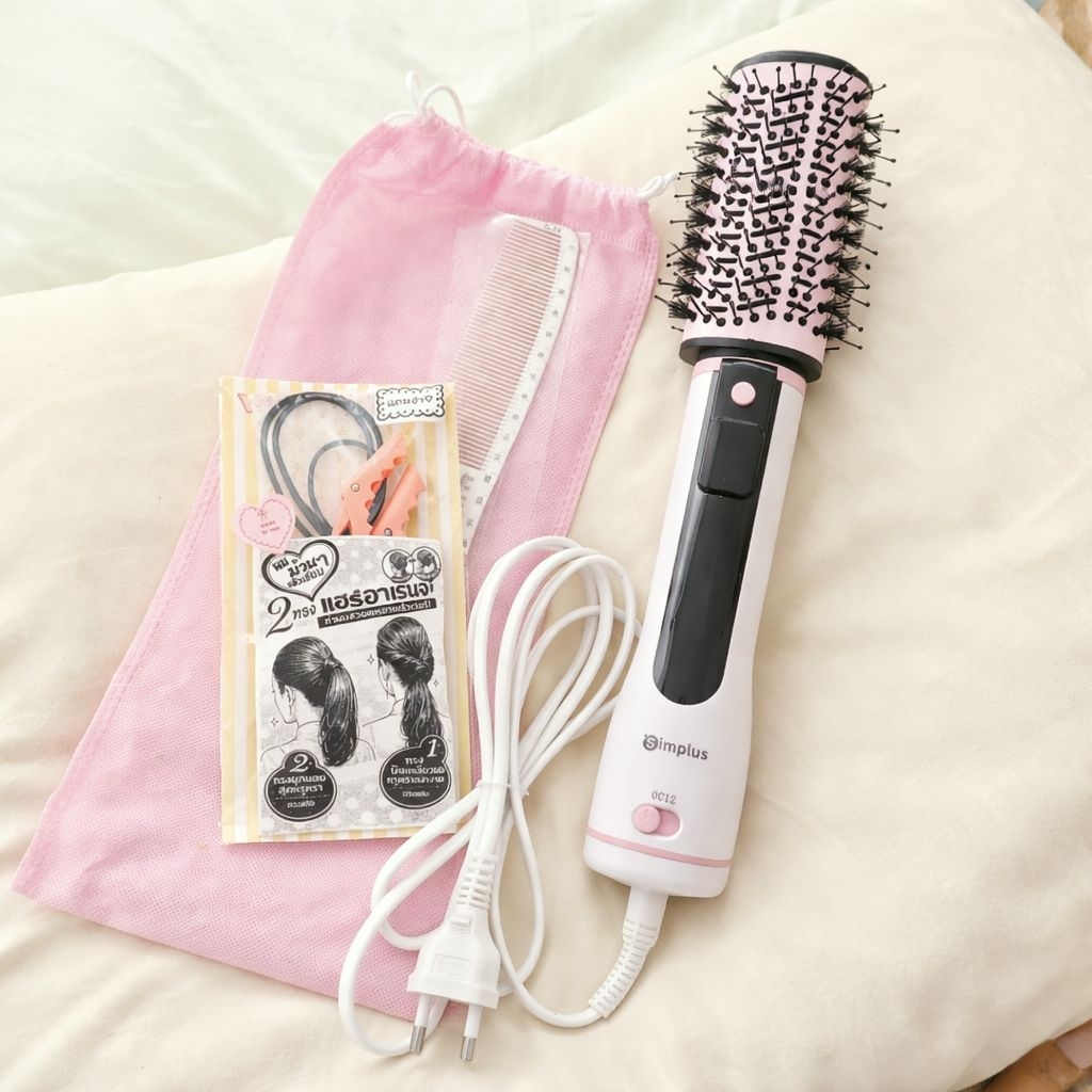 ส่งต่อ | Simplus หวีไดร์เป่าผม 💖 หัวถอดได้ 1200w หน้าจอแสดงผล หวีไดร์มือสอง