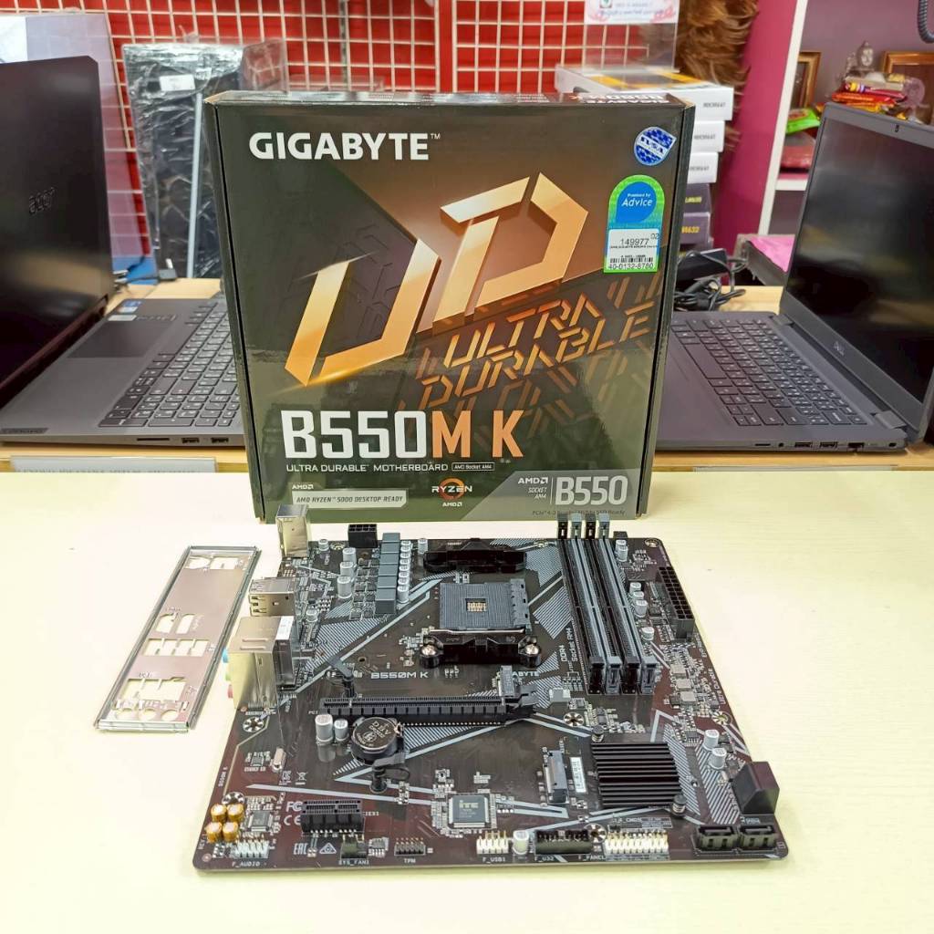 M/B  GIGABYTE  B550M  K  *ใหม่นอนกล่อง  ประกัน Advice  เต็ม  3  ปี  03/2029*