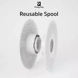Printy Pop Reusable Spool – Heat Resistant / Easy Swap / AMS Compatible