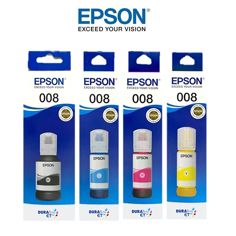 ชุดขวดหมึก Epson 008 สำหรับ L15150 L15160 L6550, L6460, L6490, M15140