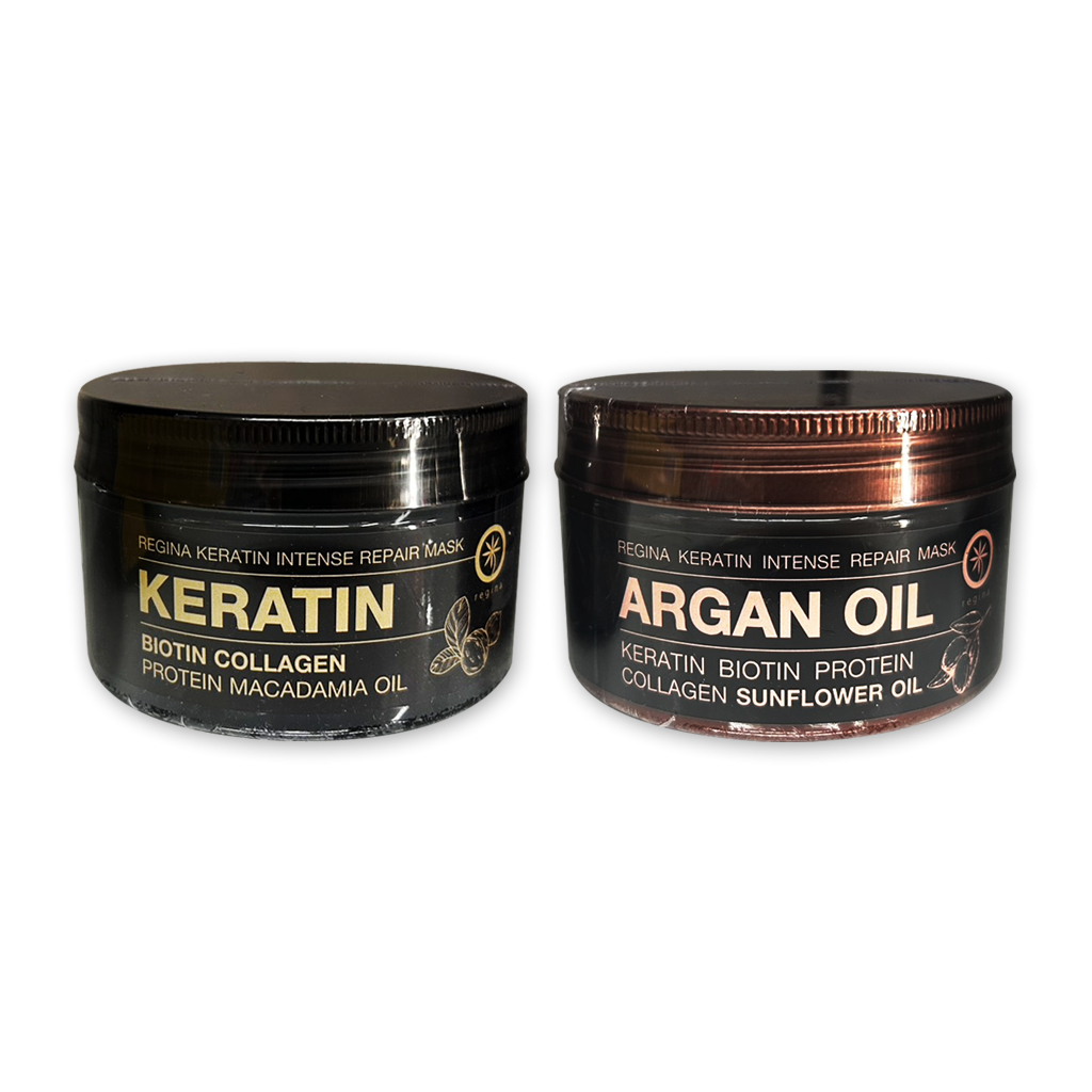 Regina Keratin Intense Repair Mask 250ml เรจีน่า เคราติน อินเทนซ์ รีแพร์ มาส์ก มี 2 สูตรให้เลือก
