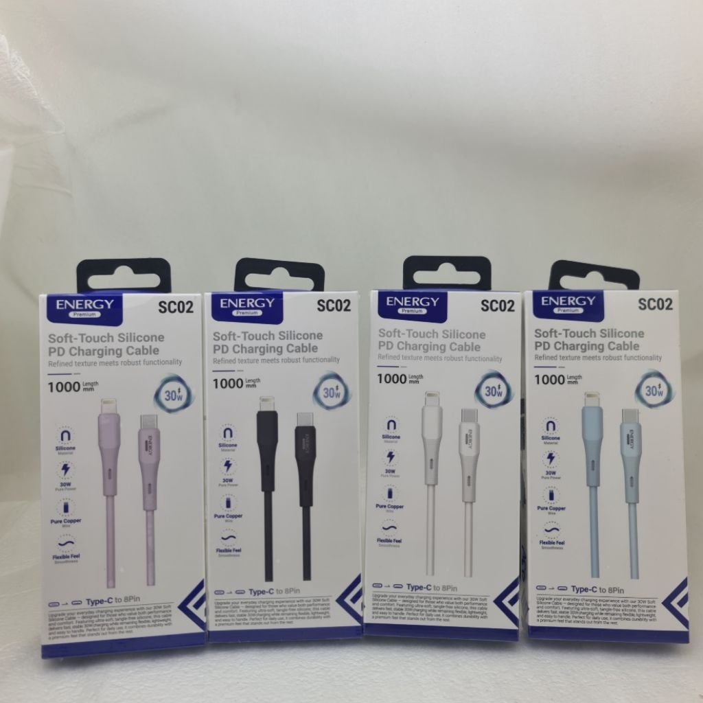 Energy premium สายชาร์จและสาย data ชาร์จไฟ 30 W