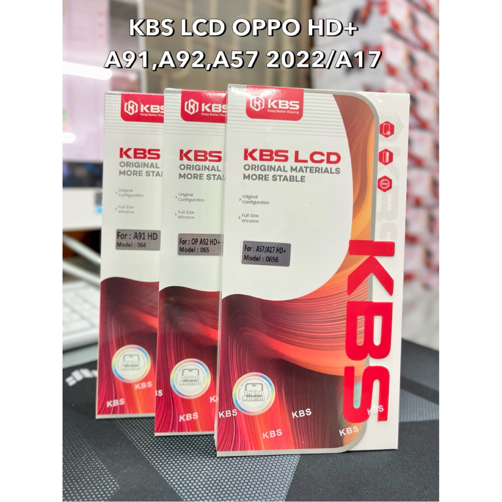 KBS LCD OPPO HD+ FOR A91,A92, A57 2022/A17 จอ+ทัช !!แถมฟรีชุดไขควง