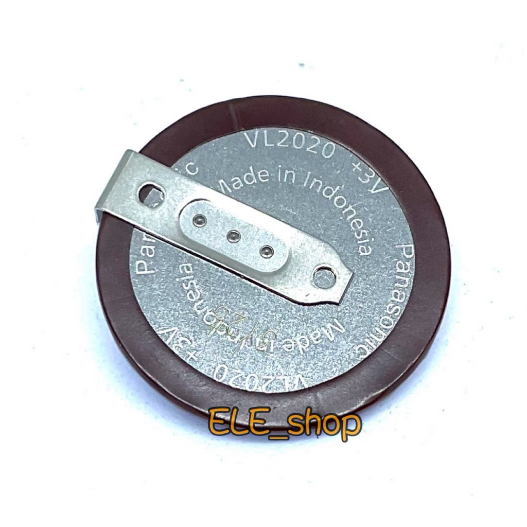 แบตเตอรี่ VL2020 ยี่ห้อ Panasonic ถ่านกระดุม รีโมทกุญแจรถ BMW และ MINI Cooper มีขา 90องศา  (แท้) พร้