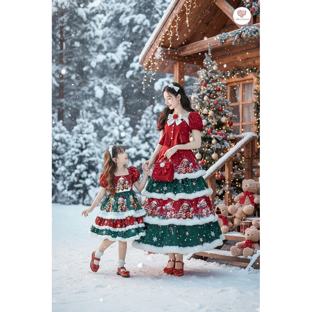 ส่งต่อ Maria Diamond มือสอง Christmas ชุดผู้หญิง ไม่ใช่เด็กผู้หญิง