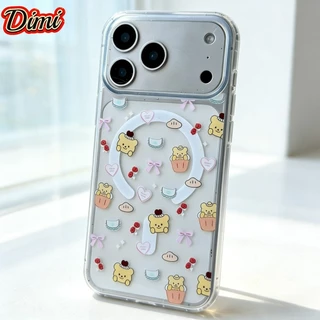เคสใสชาร์จได้ เคสใสลายการ์ตูน for iPhone 11 12 13 14 15 16 17 pro max 17promax 16promax 15promax 16plus 15plus 14plus