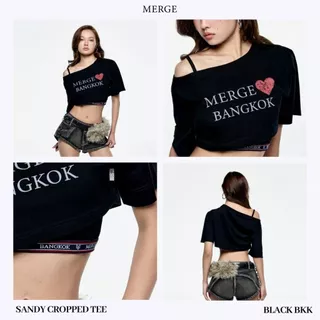 Merge Official - Sandy Cropped Tee (พร้อมส่ง)