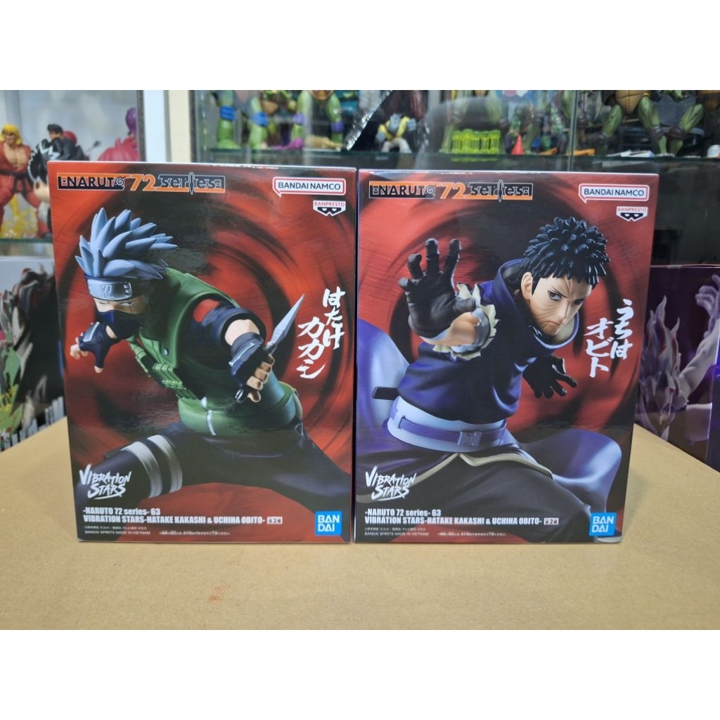 (พร้อมส่ง)Naruto 72 Series  VIBRATION STARS Kakashi & Obito มือ 1 Lot🇯🇵