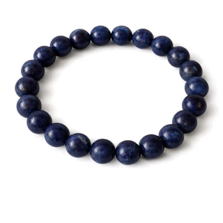 💙 กำไลหิน ลาพิส ลาซูลี (Lapis Lazuli) เสริมปัญญา ความมั่นใจ หินมงคล หินนำโชค 8 mm 10 mm S M L พร้อมส่ง