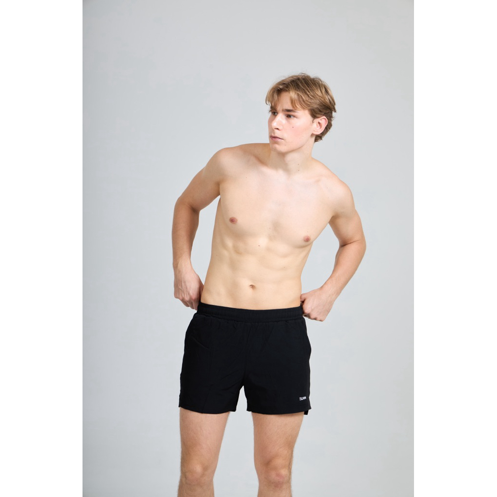 [ELVON] MoveFlex Short กางเกงขาสั้นออกกำลังกายผู้ชาย มีกระเป๋าหลัง ใส่ของได้จริง เบาสบาย ยืดหยุ่นสูง
