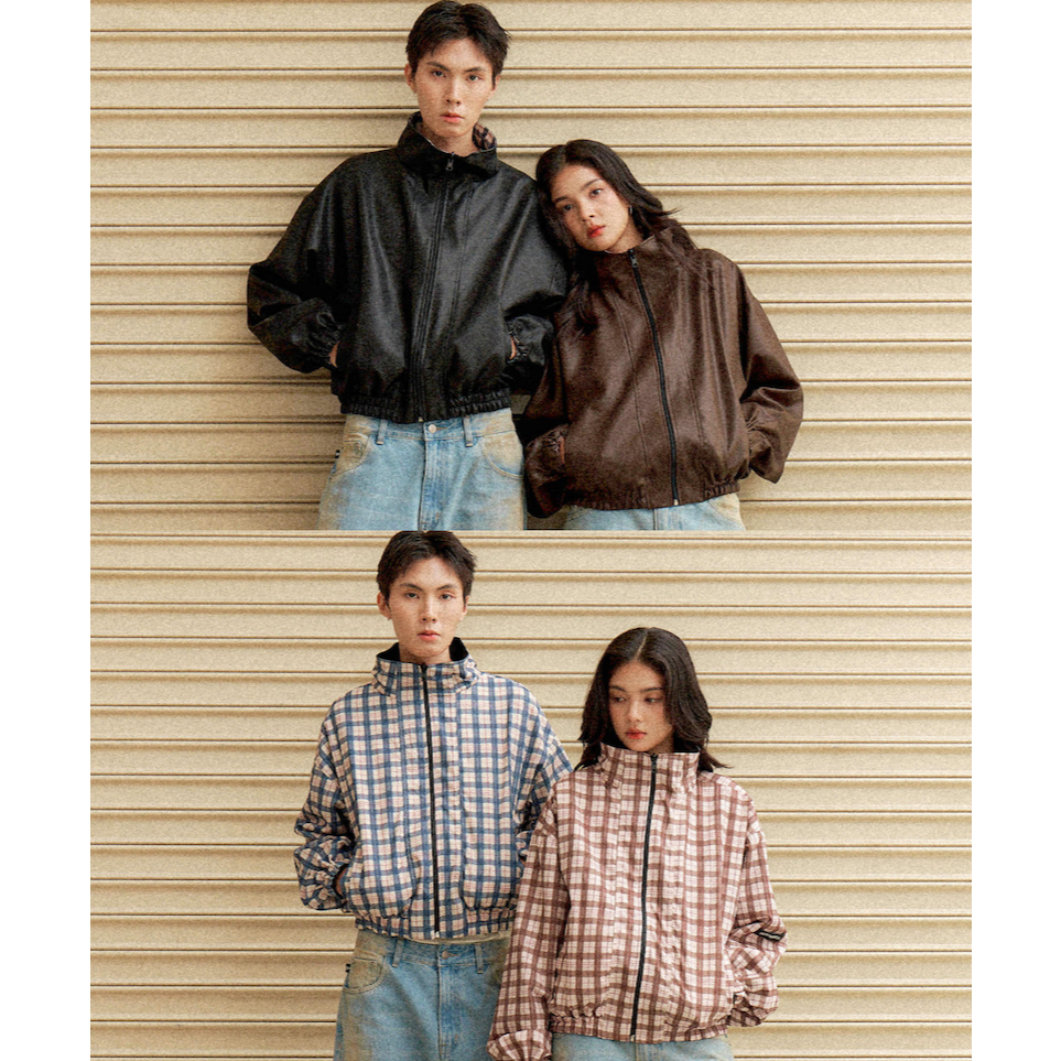 ENDOFMARCH | REVERSO PLAID JACKET VOL 02 เสื้อแจ็คเก็ตใส่ได้ 2 ด้าน กันหนาว กันลม