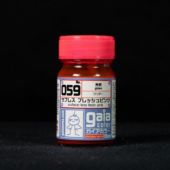 Gaianotes 059 - 060 Gloss Surfacer Less Flesh (15ml) สีผิวเงาพิเศษ