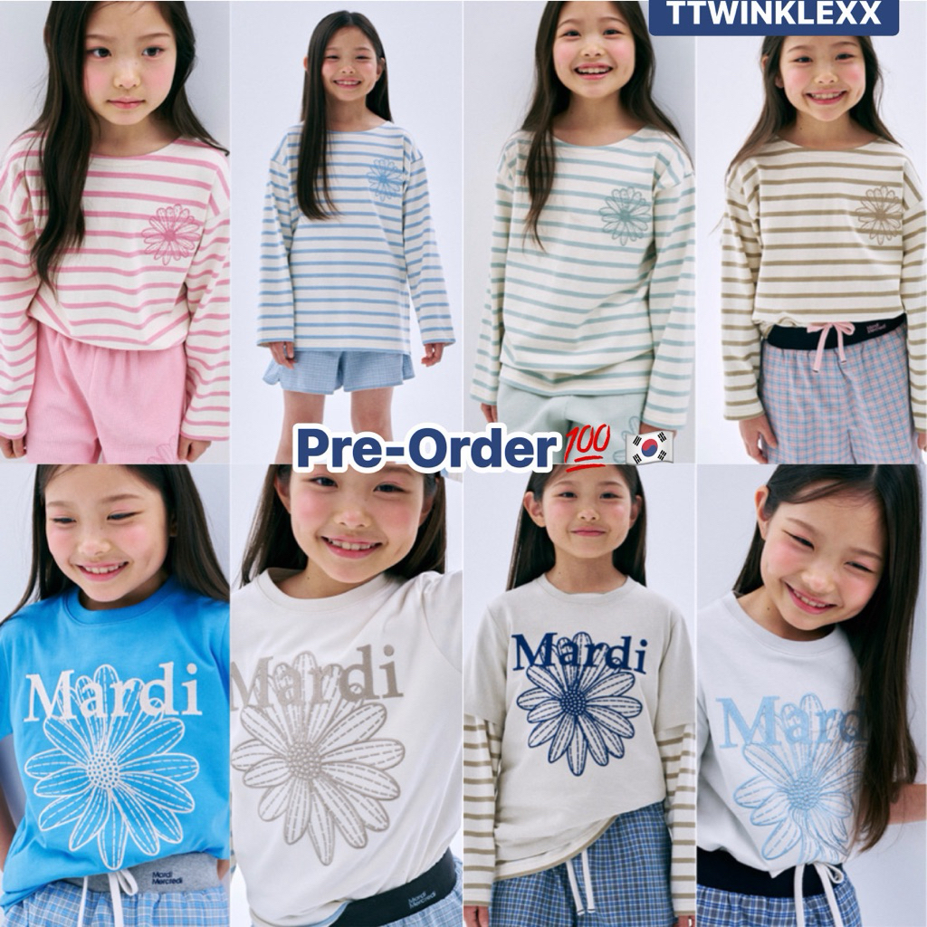 Pre-order ของแท้ Mardi Kids size 100-130 กดสั่งและทักแชทแจ้งSize ทุกแบบ รอสินค้า7-15วัน
