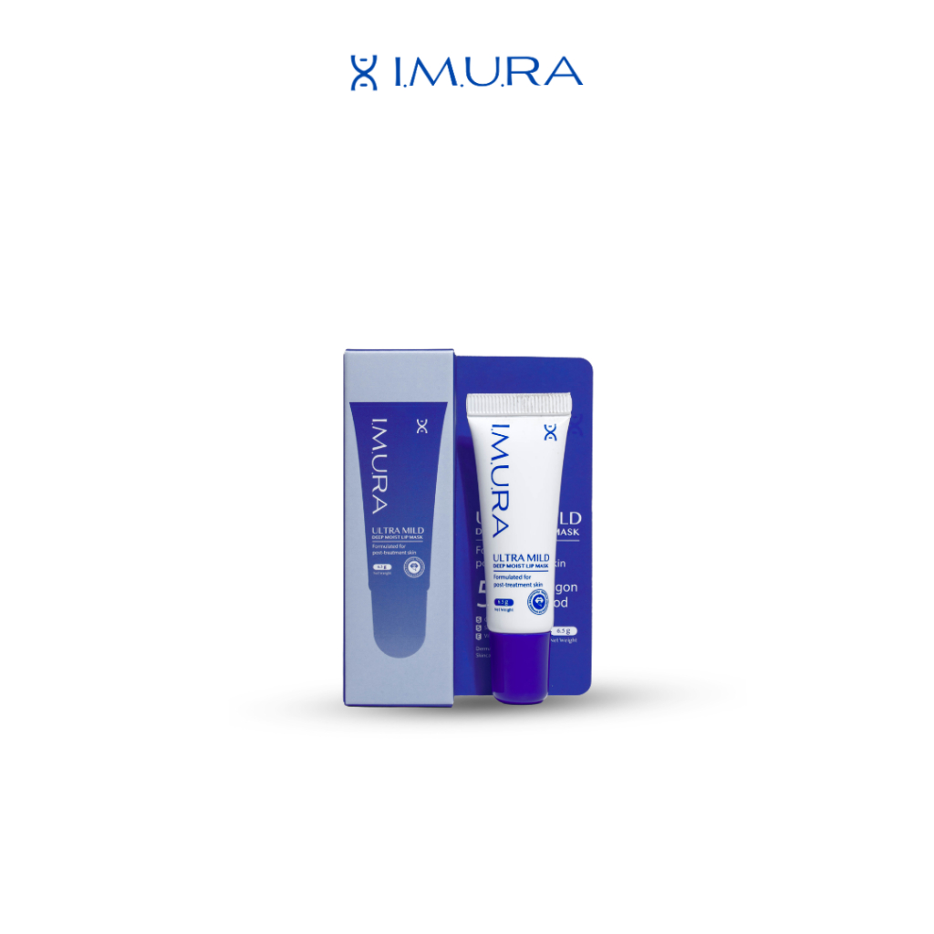 ลิปมาร์ก เพื่อคนคีโม อิมูร่า เพื่อคนทำคีโม ฉายแสง ดราก้อนบลัด5% บำรุงริมฝีปากชุ่มชื้น IMURA อัลตร้าม