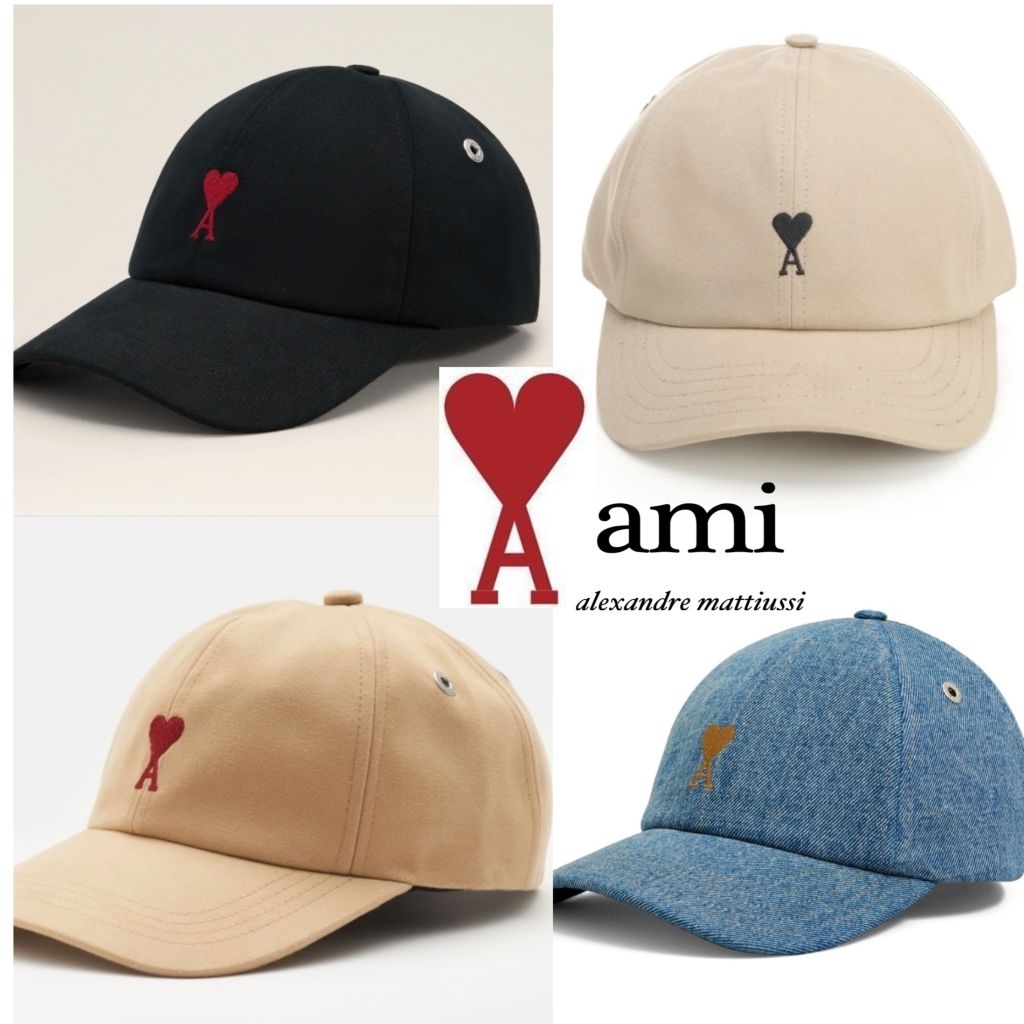 พร้อมส่ง Ami Paris De Coeur Cap มือ 1 แท้ 100%