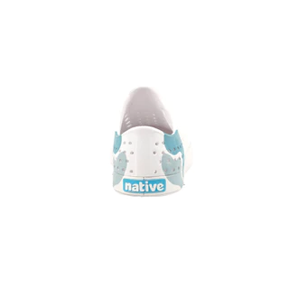 Native รองเท้ากันน้ำผู้ใหญ่ EVA รุ่น Jefferson Wanderfoam Block Shell White/ Shell White/ Blue Squiggle Block