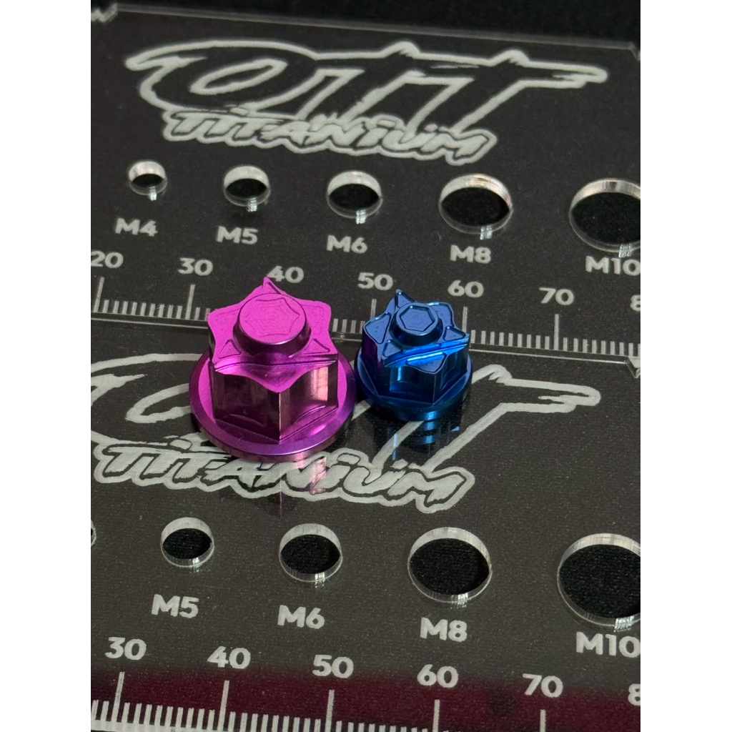 น็อตไทเทเนียมแท้-ตัวเมียหัวปิด M6 M8