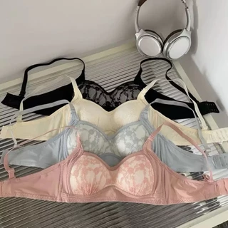 Palyoเสื้อในลูกไม้ผู้หญิง #002 บางเบา ทรงสวย ไม่โป๊ บราลูกไม้ แฟชั่นเซ็กซี่เบาๆ