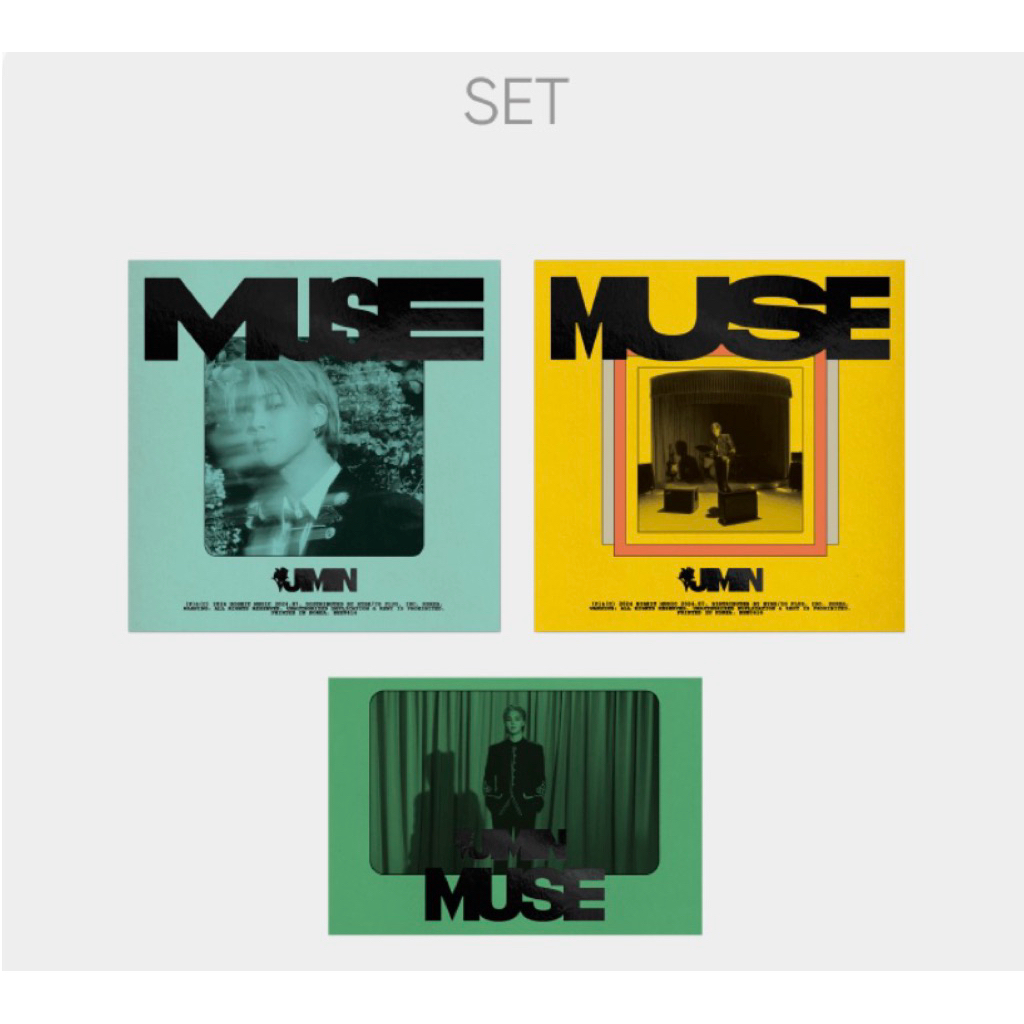 Jimin (BTS) 'MUSE' (Set) + 'MUSE' (Weverse Albums ver.) Set