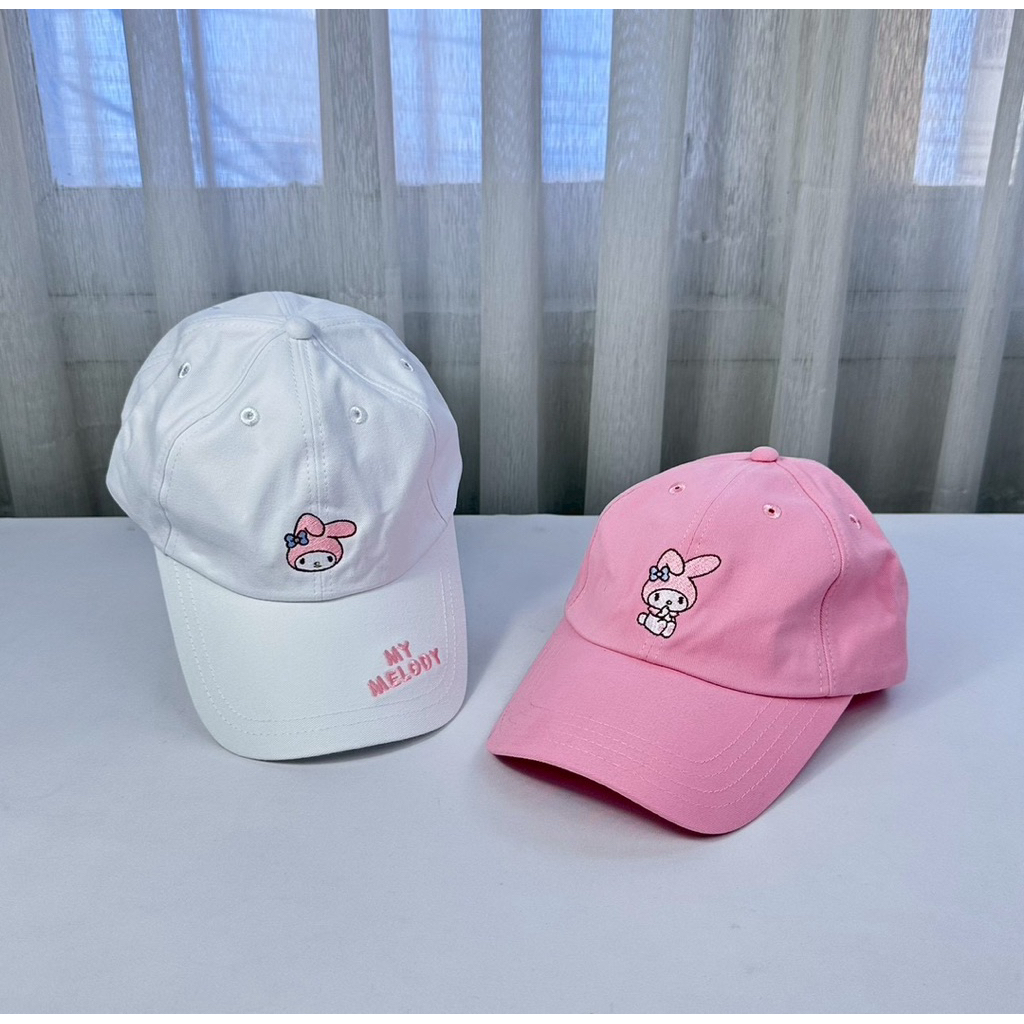 Moshi Moshi หมวก หมวกแก๊ป ลาย My Melody ลิขสิทธิ์ของแท้