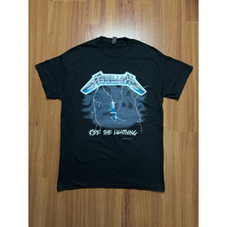 📌พร้อมส่ง เสื้อวง METALLICA ลาย Ride The Lightning ของแท้ UK