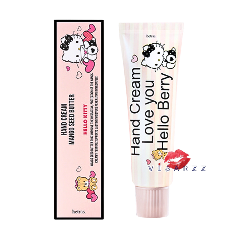 Hetras Mango Seed Butter Perfume Hand Cream แฮนด์ครีม ครีมทามือ บำรุงมือ 50g เนื้อสัมผัสนุ่ม กลิ่นหอมติดทนนาน
