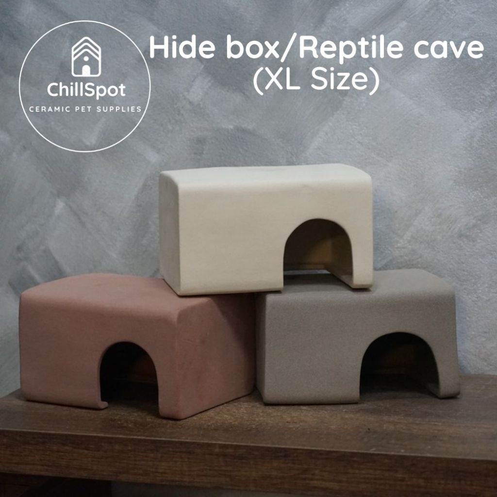 [ChillSpot] Hide box / Reptile cave (XL size) บ้านงู, ที่หลบซ่อนสัตว์เลื้อยคลาน ขนาดใหญ่