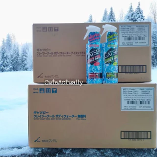 สเปรย์คลายร้อน Gatsby Crazy Cool Body Water Uncented, Ice Citrus, Ice Ocean สเปรย์เย็น
