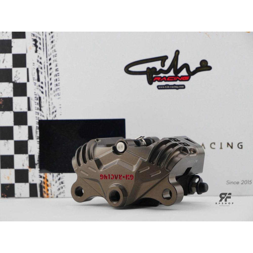ปั้มเบรค GH racing ทรงด้วง ลูกสูบขนาด 2 พอท พร้อมผ้าเบรค พร้อมส่งจากไทย