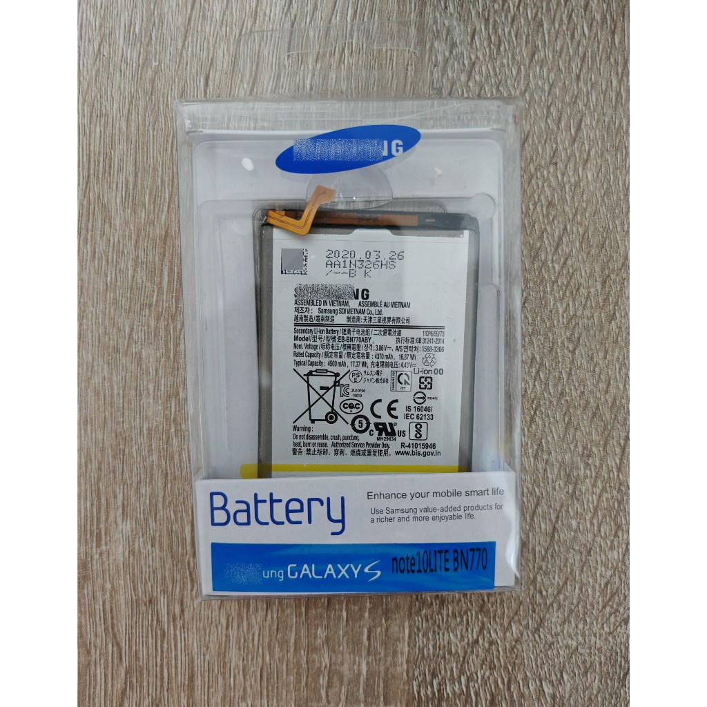 ✨✨ แบตเตอรี่ ใช้สำหรับ Samsung Note10 Lite Battery Model EB-BN770ABY