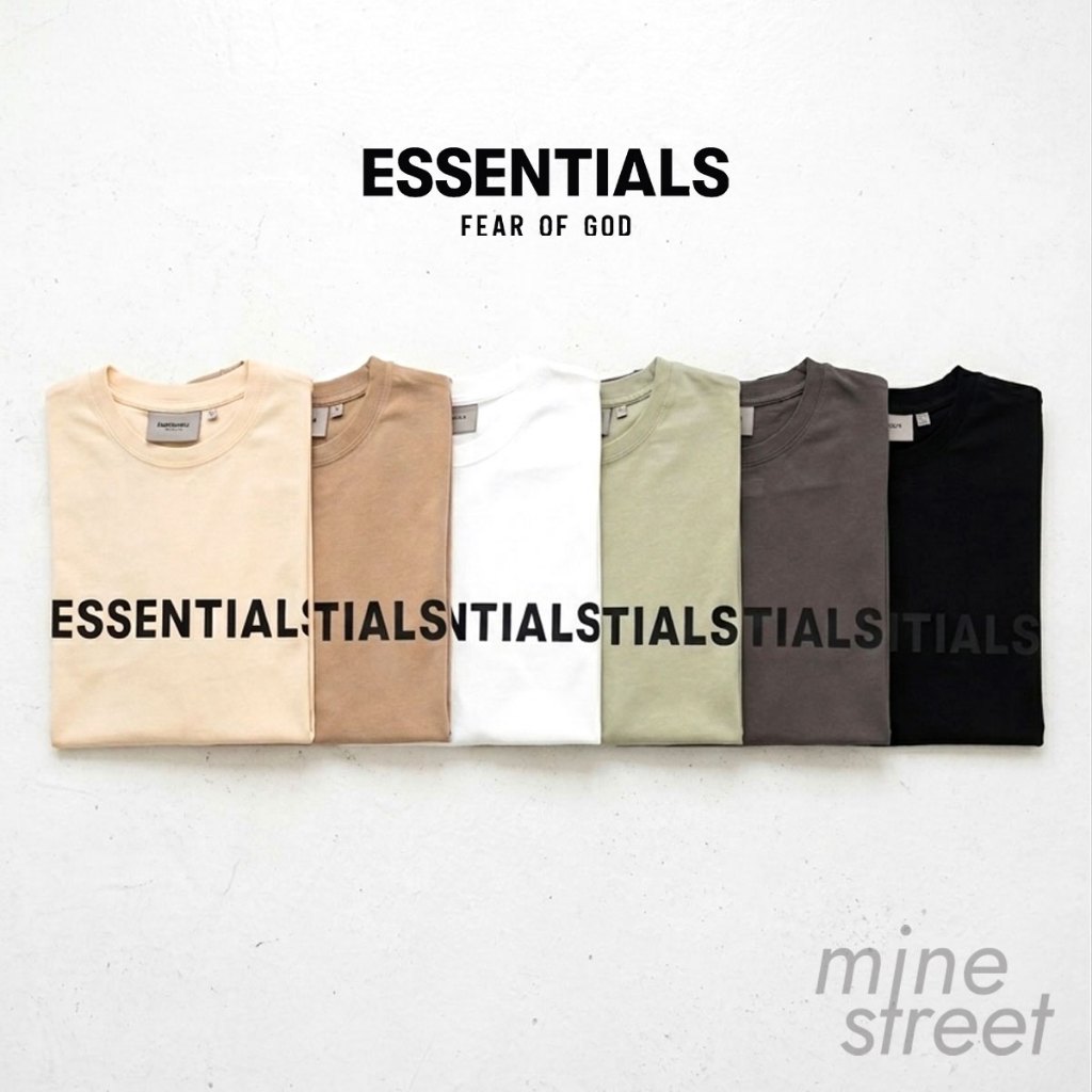 เสื้อยืด ESSENTIALS FOG ผ้าหนา Cotton100% เสื้อโอเวอร์ไซส์ oversize (ส่งจากไทย)