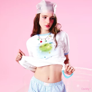 DADDY ( LGS ) | Fruitiger T- Shirt เสื้อยืด ลาย apple สุดน่ารัก