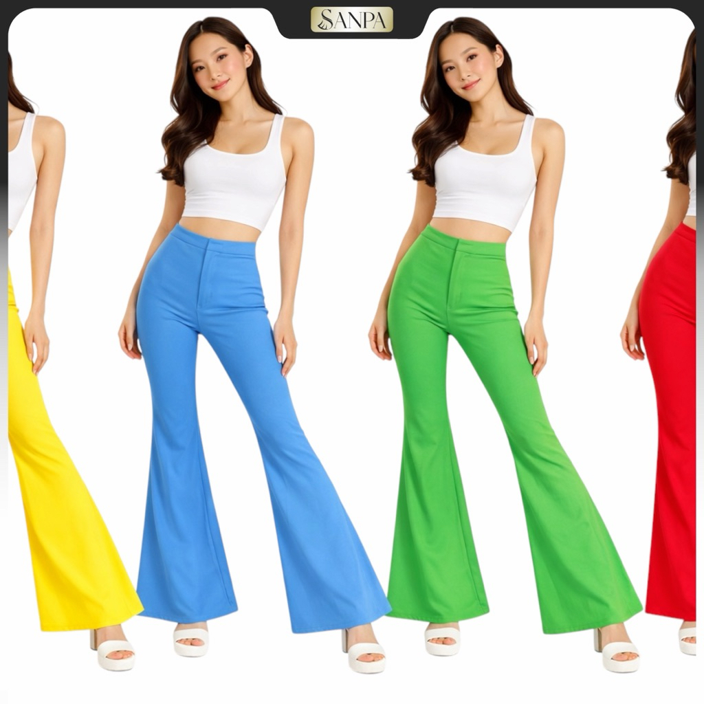กางเกงแฟนซีขาม้า สีสันสดใส