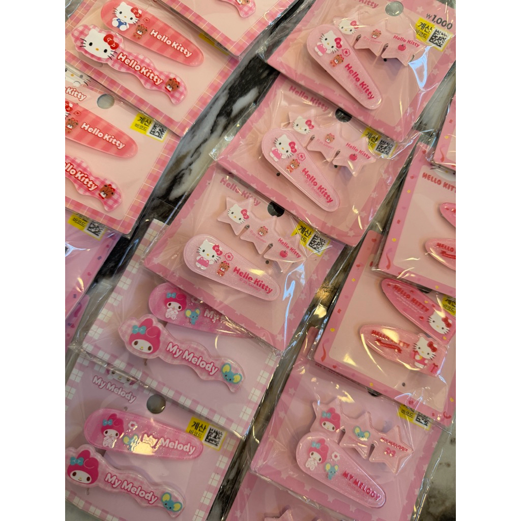 ✅พร้อมส่ง กิ๊บ Hello kitty ของแท้จากเกาหลี🇰🇷💯