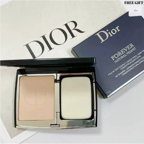 Dior Forever Velvet Compact 10g แป้ง Dior แป้งผสมรองพื้น ผิวเนียน คุมมัน ปกปิด ของแท้