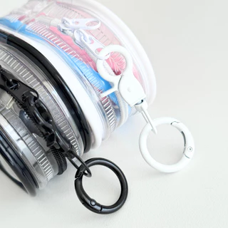 🇹🇭กระเป๋าใสจิ๋ว PVC พร้อมห่วงพวงกุญแจ Mini Clear Pouch สำหรับสายชาร์จ Antimonster Loop
