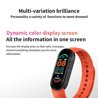 NEW M6 Smart Watch Sport Band Women Man Wristband Fitness Tracker Blood Monitor Bluetooth SmartWatch