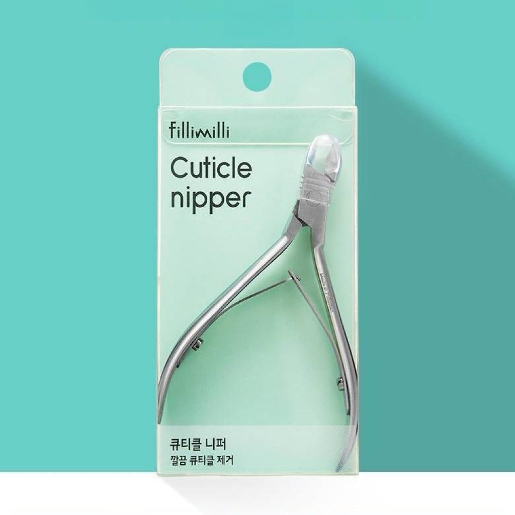 Fillimilli Cuticle Nipper กรรไกร ปลายโค้งแหลม นำเข้าจากเกาหลี กรรไกรตัดหนัง สแตนเลส กรรไกรตัดเล็บ หนังกำพร้า ราคา ถูกที่สุด ดีลบีเคเค