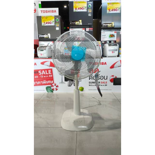 (โค้ดร้านลดเพิ่ม50บาท) TOSHIBA พัดลมสไลด์ 16 นิ้ว 5 ใบพัด มอเตอร์ลูกปืนทนทาน รุ่น F-ALC50TH