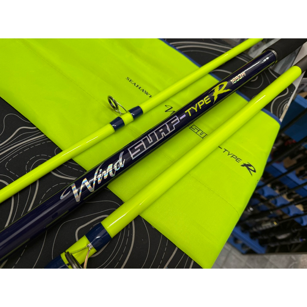 คันเซิร์ฟ SEAHAWK WINDSURF TYPE R-2025 SURF CASTING SPINNING ROD คันตกปลาชายหาด 15 ฟุต และ 16.5 ฟุต