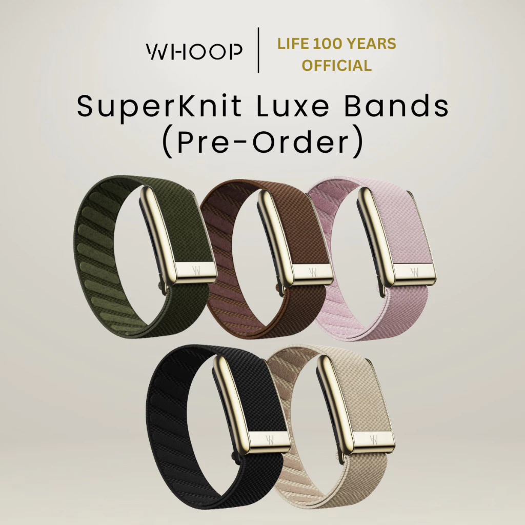 [Pre-Order] WHOOP SuperKnit Luxe Bands ของแท้ 100% สายสำรองสำหรับ WHOOP PEAK/LIFE