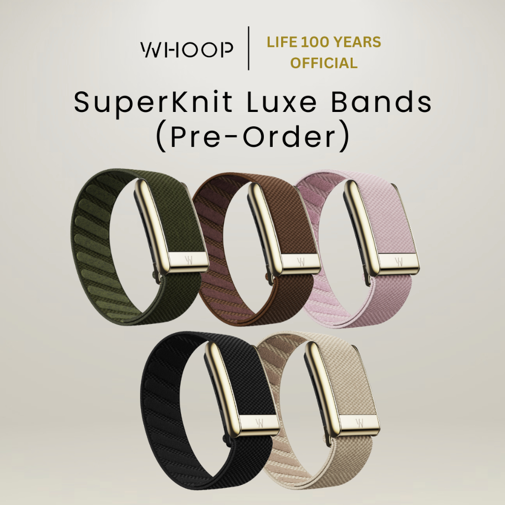[Pre-Order] WHOOP SuperKnit Luxe Bands ของแท้ 100% สายสำรองสำหรับ WHOOP PEAK/LIFE