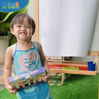 Play Plearn Kid ผ้ากันเปื้อนกันเลอะสี Apron สำหรับเด็ก มีให้เลือก 3 ลาย เหมาะสำหรับเด็ก 1 ขวบขึ้นไป