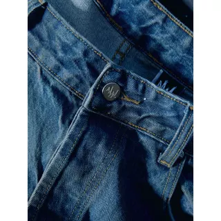 Vintage Blue Straight Fit Jeans / กางเกงขายาว