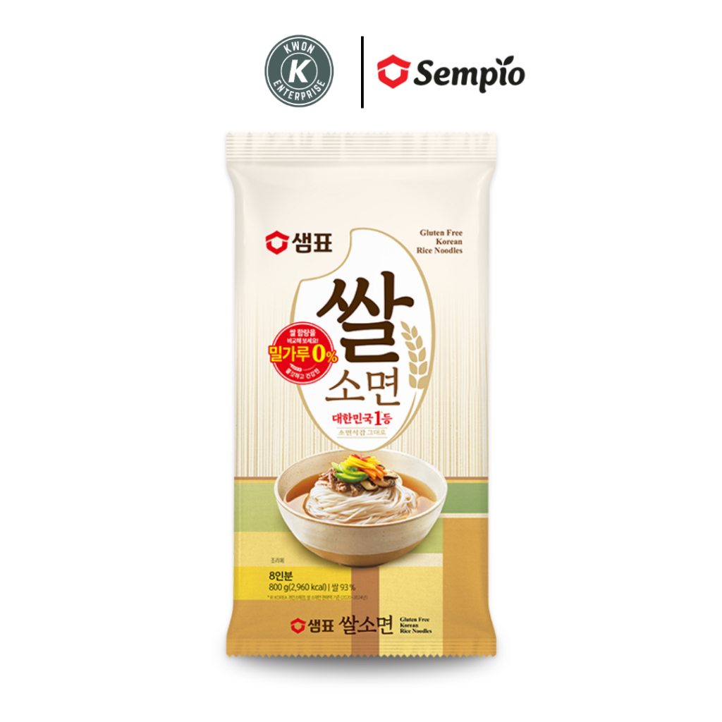 SEMPIO เส้นบะหมี่ซมยอน กลูเตนฟรี ตราเซมเพียว Gluten Free Korean Rice Noodles 800g