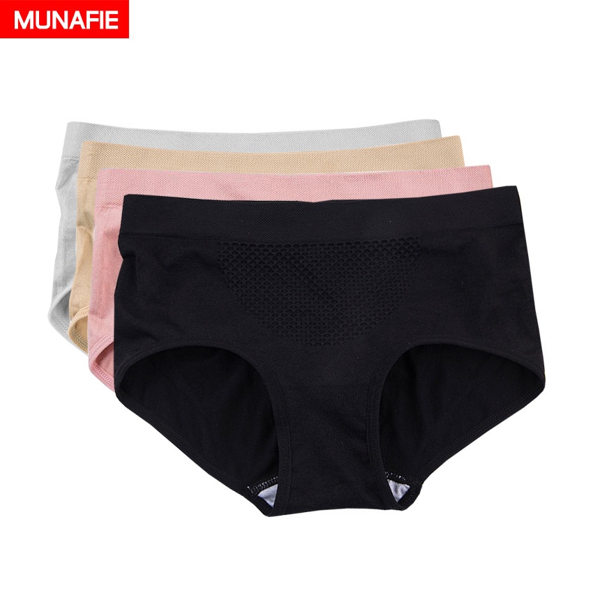 MUNAFIE แบบหนาพิเศษ!! กางเกงใน เก็บพุง กางเกงในกระชับสัดส่วน  *** T103